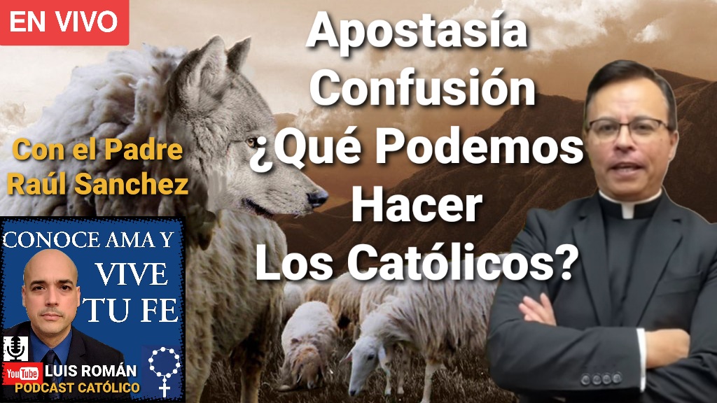 Episodio 475: APOSTASÍA Y CISMA ? Hoy es el mejor momento para ser  CATÓLICO con El Padre Raul Sanchez y Luis Roman - CONOCE AMA Y VIVE TU FE  Católica con Luis Román