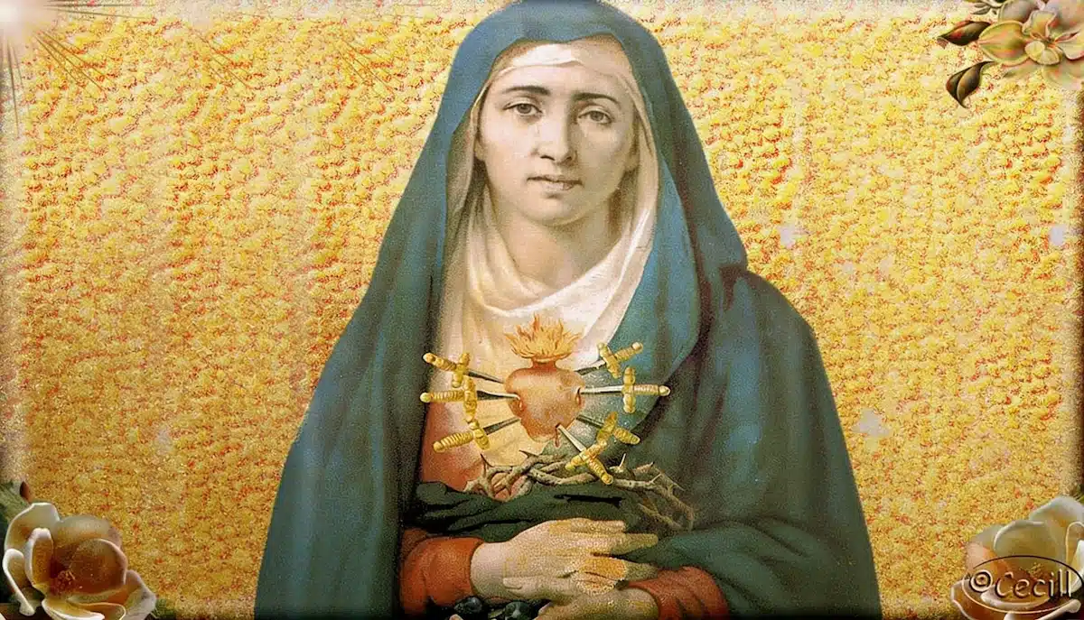 ¿Sabías que puedes ganar una indulgencia plenaria meditando en los Siete Dolores de la Virgen María?