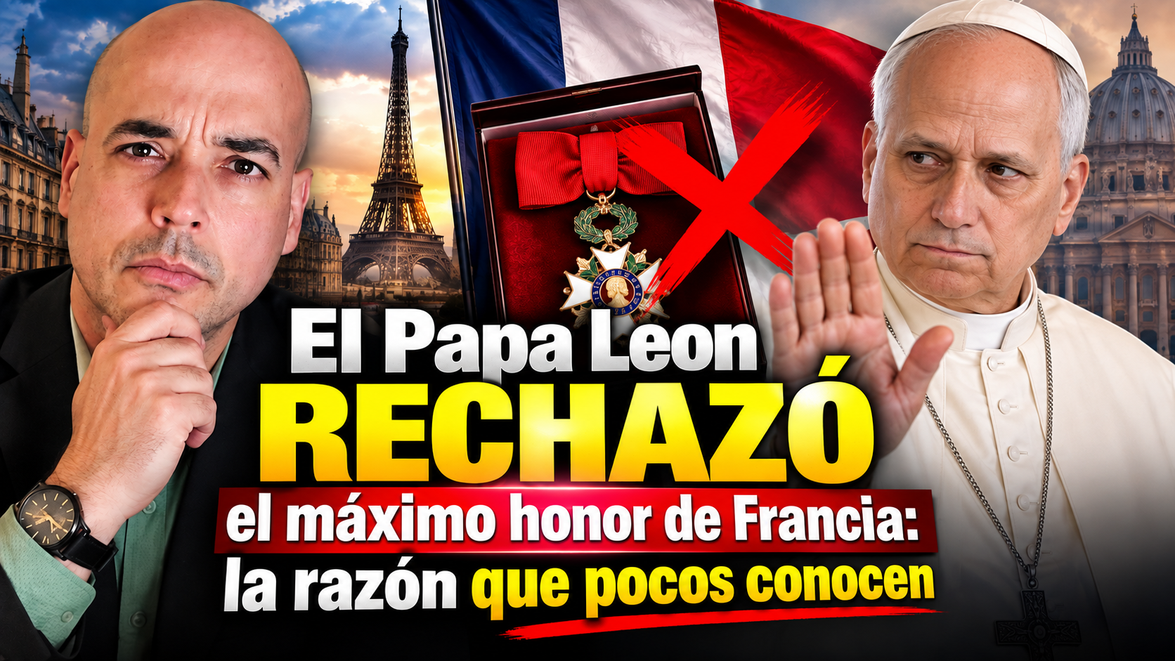 🚨 El Papa León XIV rechazó una de las más importantes distinciones que Francia puede conceder. Pero ¿por qué? (VIDEO) con Luis Roman