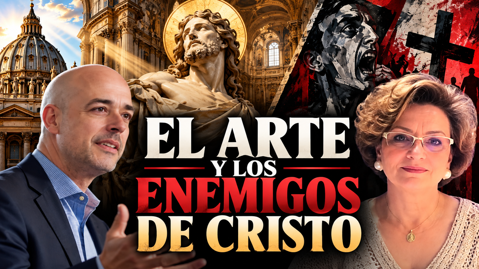 (VIDEO) Mentiras y verdades sobre la historia del arte | Enemigos de Cristo | Luis Román y Pilar Baselga