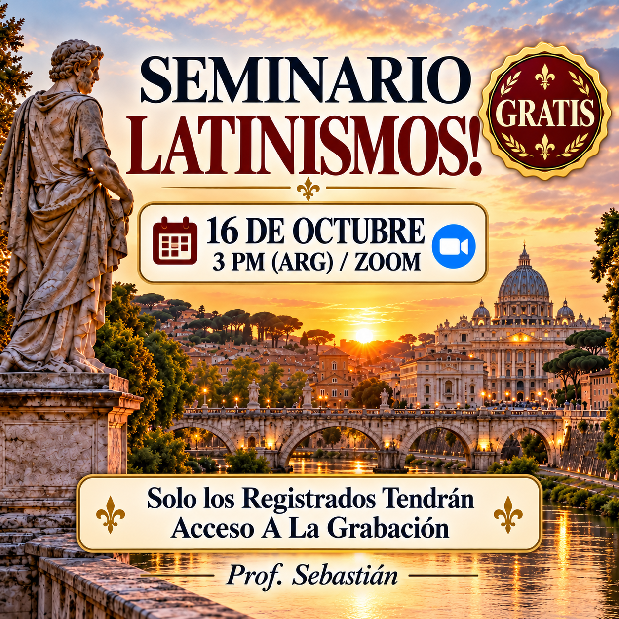 SEMINARIO GRATUITO DE LATINISMOS